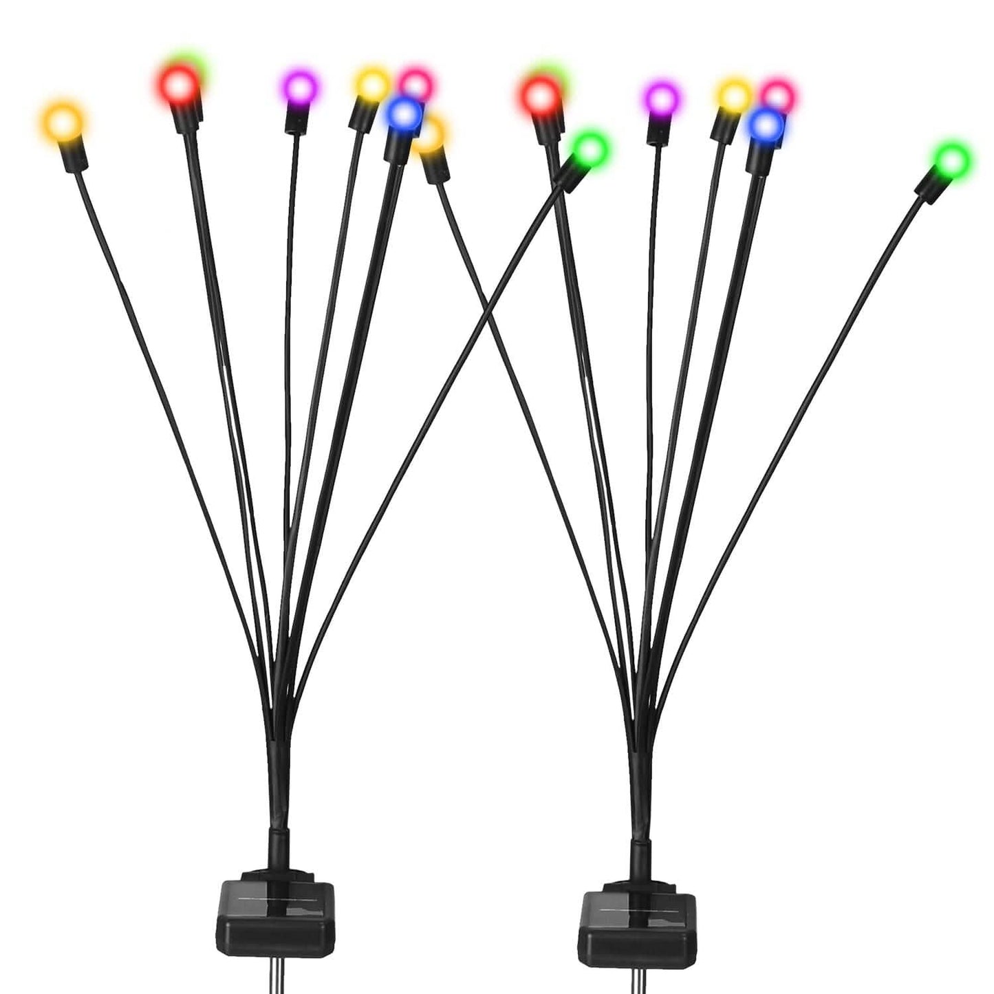 2-Piece: Solar Firefly Lights Swaying Decorative Pathway Lamp DailySale