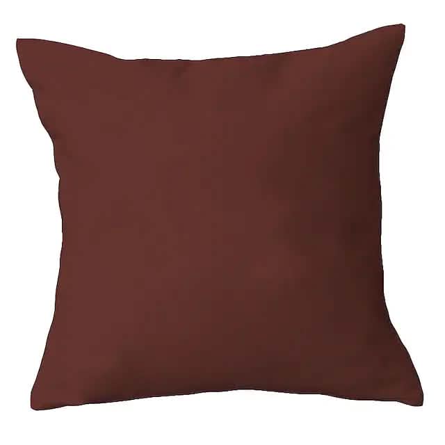 2-Piece: Solid Colored Simple Square Pillowcases DailySale