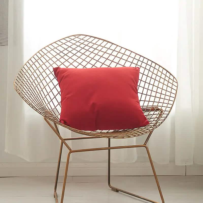 2-Piece: Solid Colored Simple Square Pillowcases DailySale