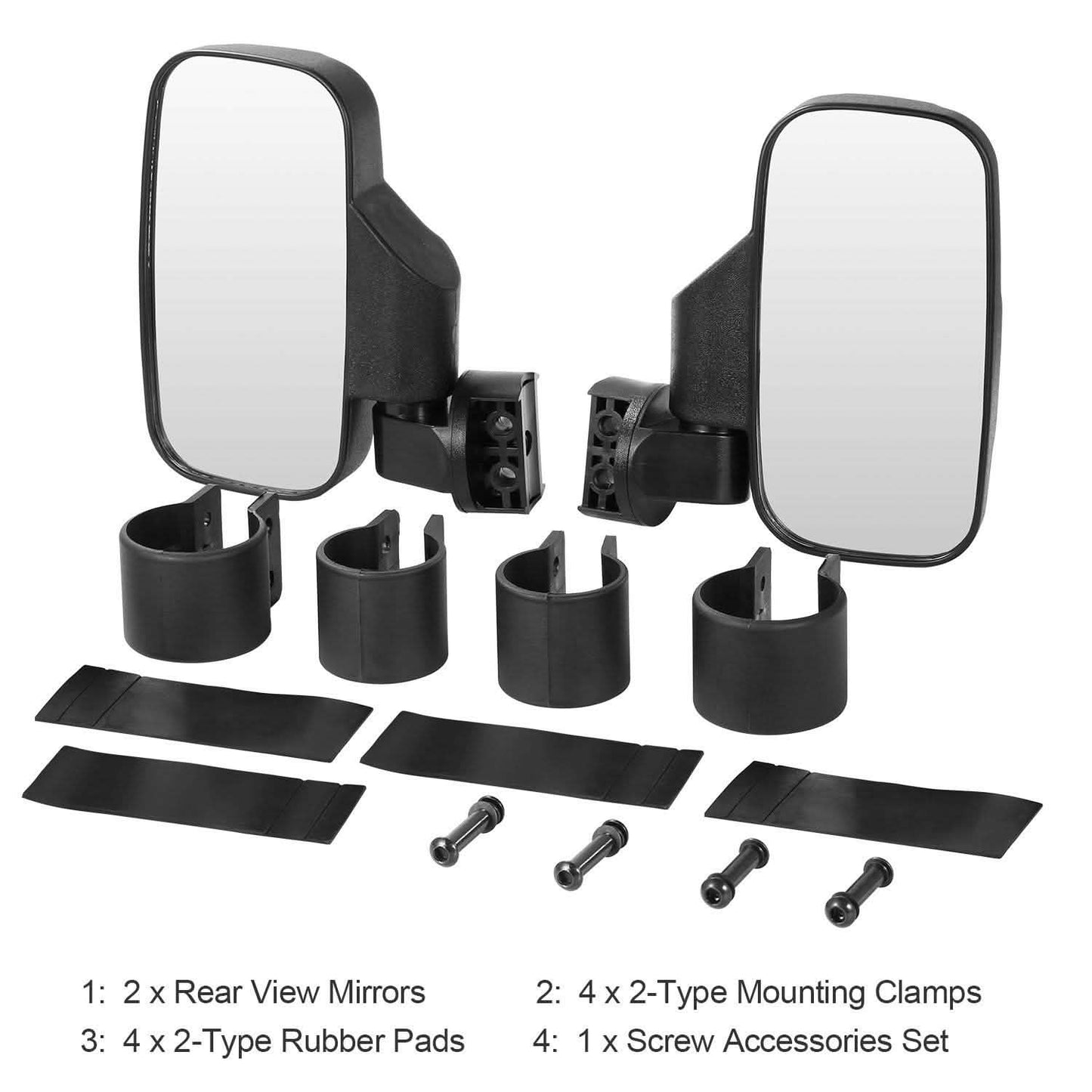 2-Piece: Wide Rear View Mirror DailySale