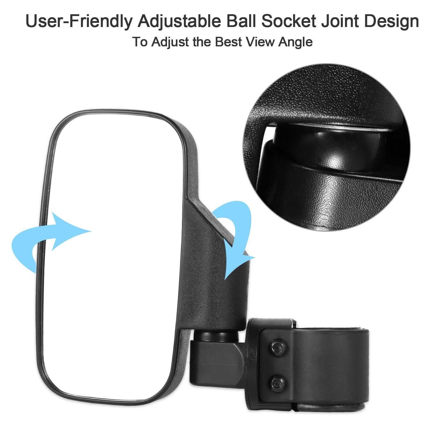 2-Piece: Wide Rear View Mirror DailySale