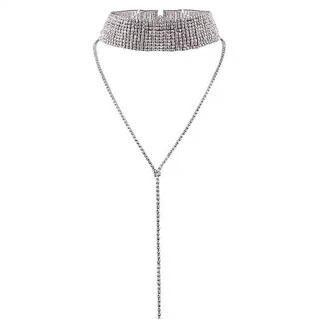 2-Piece: Women's Synthetic Diamond Y Necklace DailySale