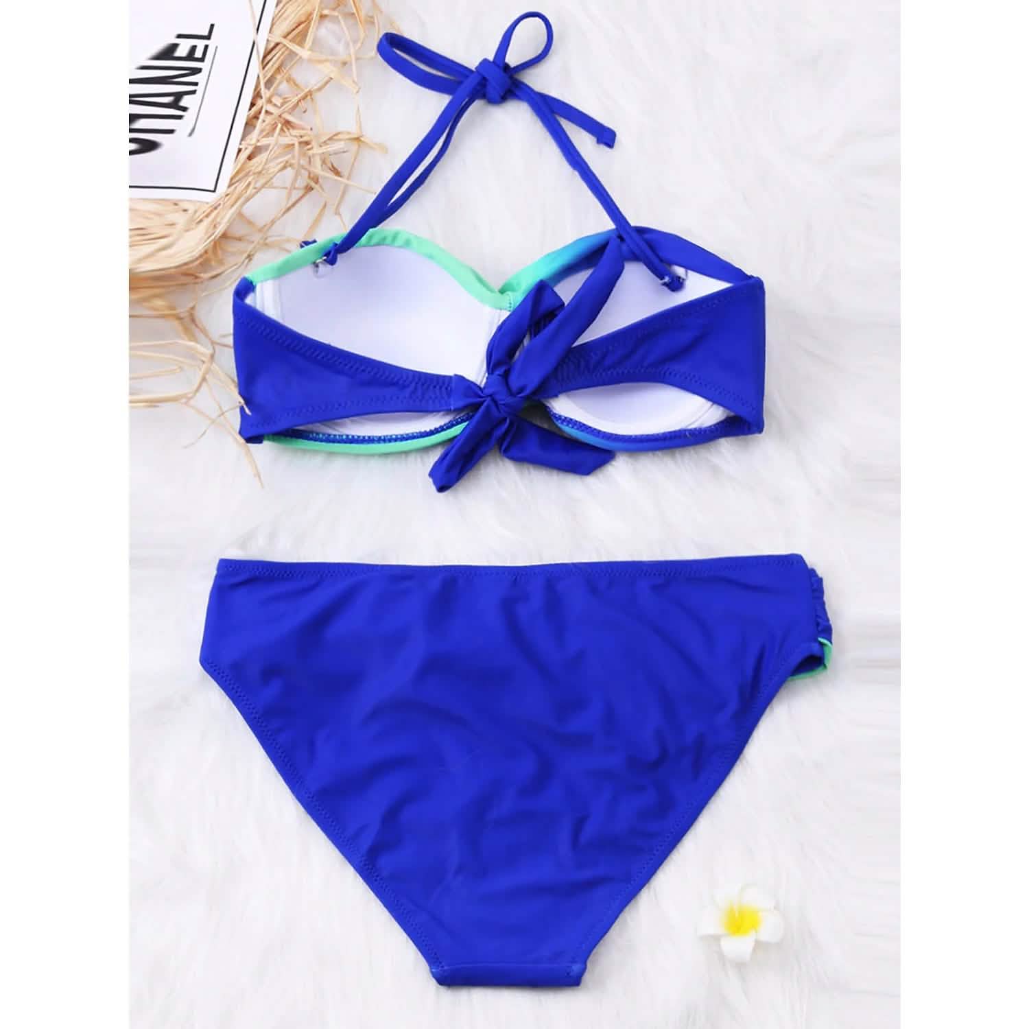 2-Piece: Women's Tie Dye Swimwear Bikini Set DailySale