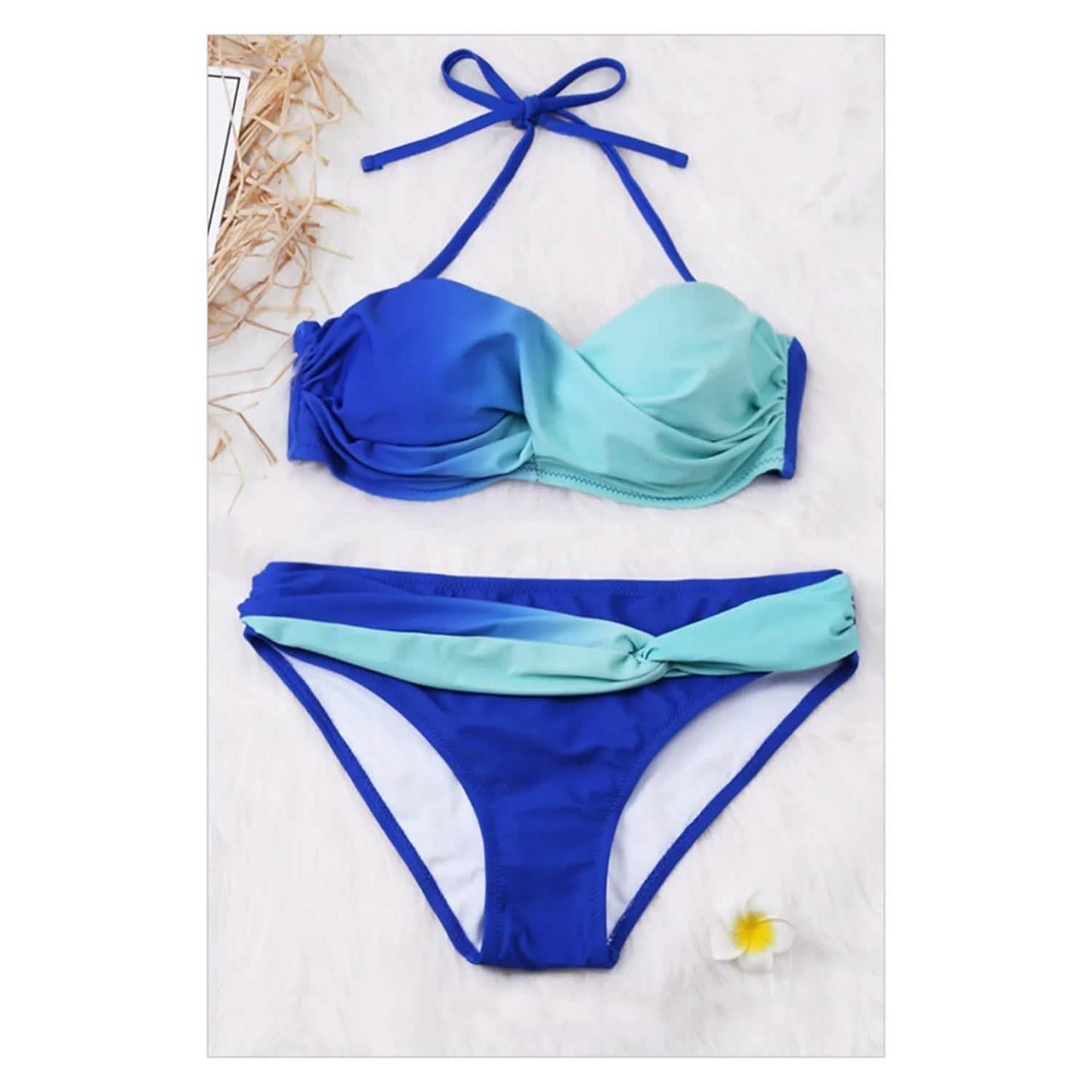 2-Piece: Women's Tie Dye Swimwear Bikini Set DailySale