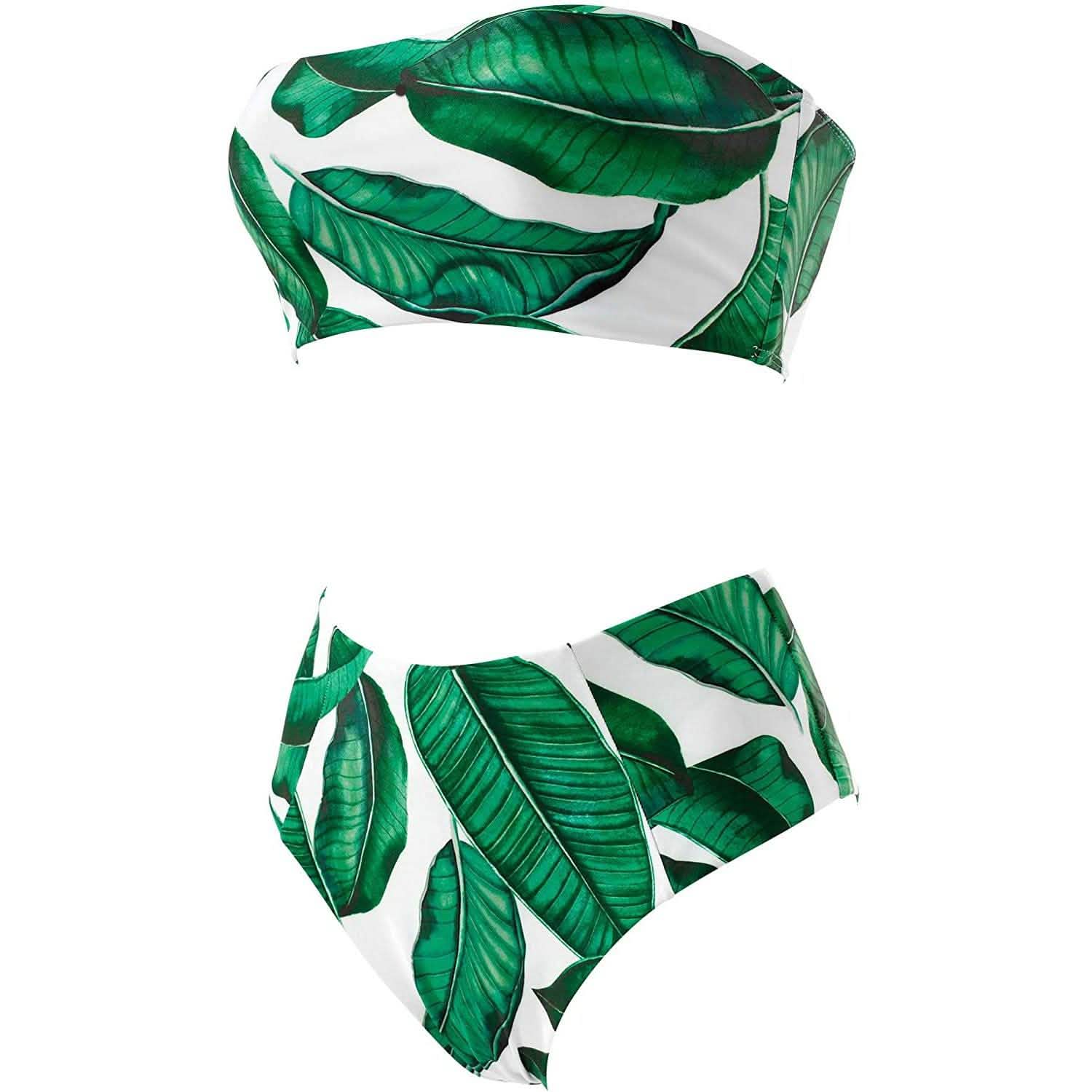 2-Piece: Women's Tube Top Bikini Swimsuit DailySale