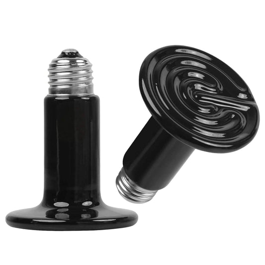 2-Pieces: 150W Infrared Reptile Heat Lamp No Light Emitting DailySale