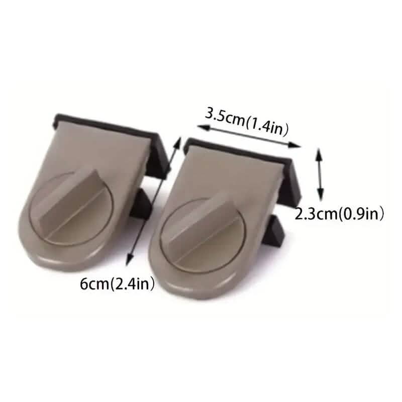 2-Pieces: Aluminium Alloy Sliding Door and Window Locks DailySale
