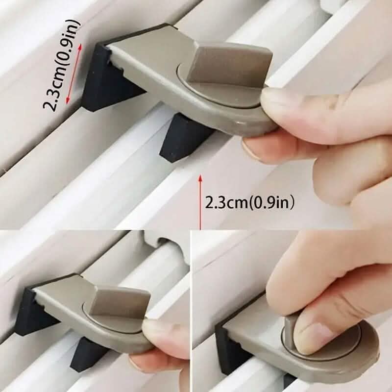 2-Pieces: Aluminium Alloy Sliding Door and Window Locks DailySale
