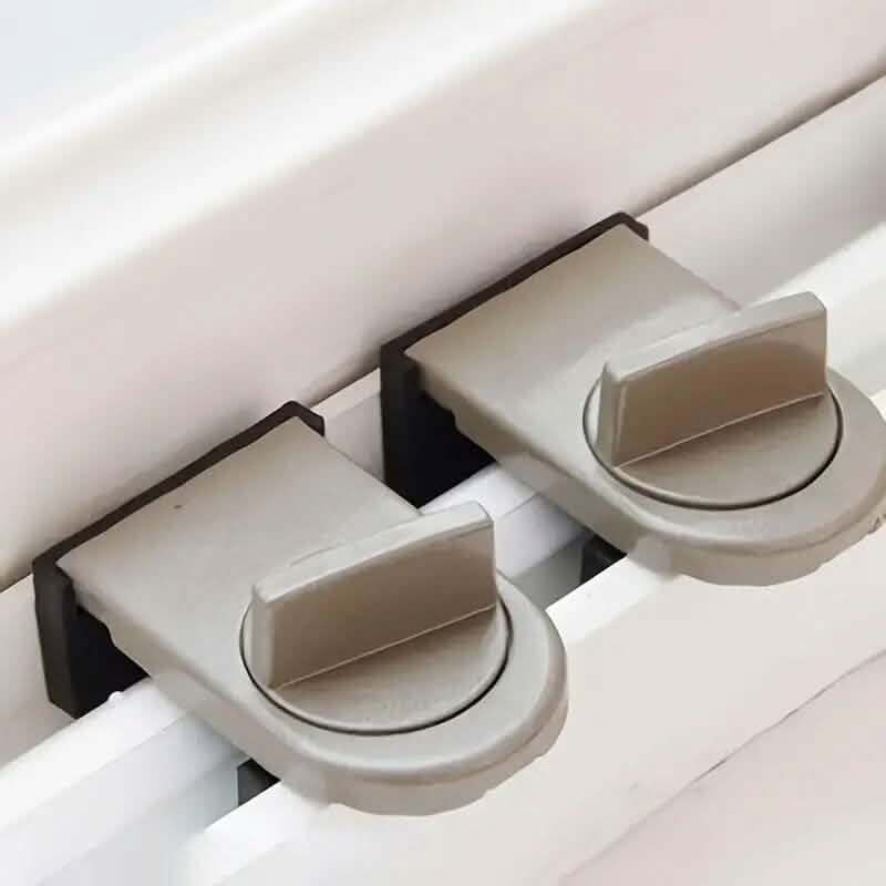 2-Pieces: Aluminium Alloy Sliding Door and Window Locks DailySale