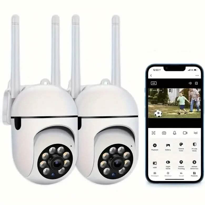 2-Pieces: Compact Wireless IP Security Cameras with App Control DailySale