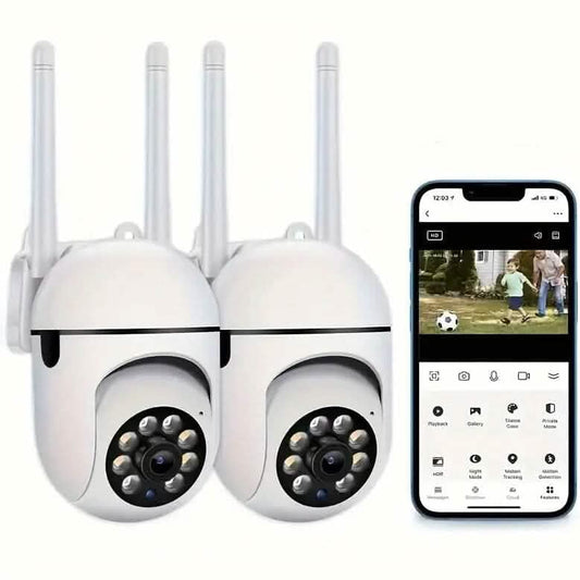 2-Pieces: Compact Wireless IP Security Cameras with App Control DailySale