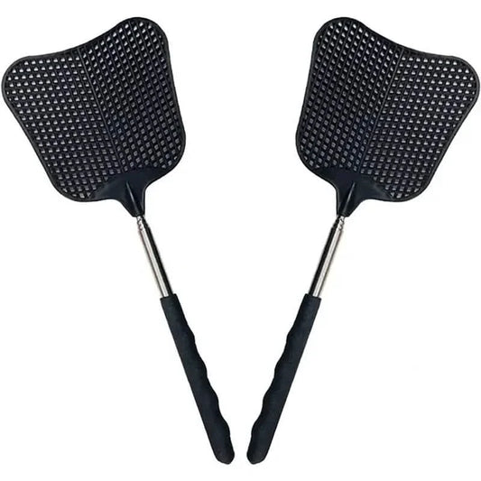 2-Pieces: Heavy Duty Telescopic Fly Swatter Set DailySale