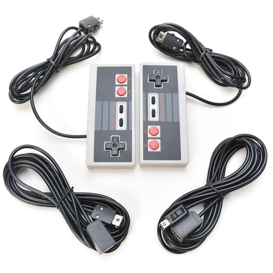 2-Pieces: NES Classic Mini Edition Controller with 6ft Extend Link Extension Cable DailySale