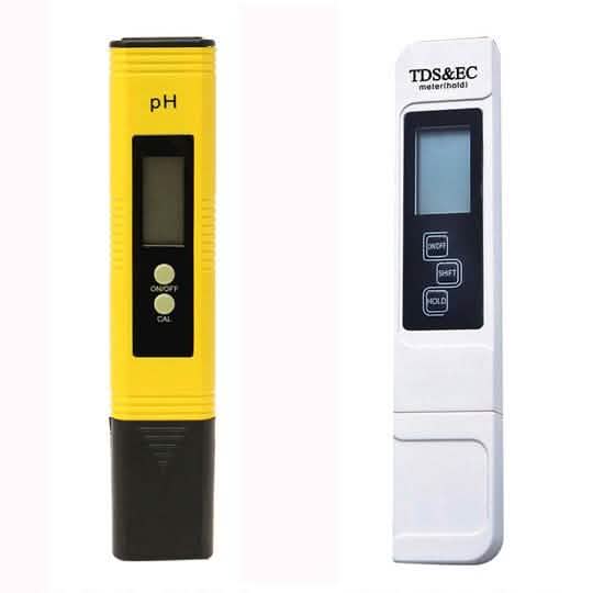 2-Pieces: PH Meter TDS EC LCD Water Purity PPM Filter Hydroponic Pool Tester Tool DailySale