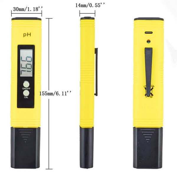 2-Pieces: PH Meter TDS EC LCD Water Purity PPM Filter Hydroponic Pool Tester Tool DailySale