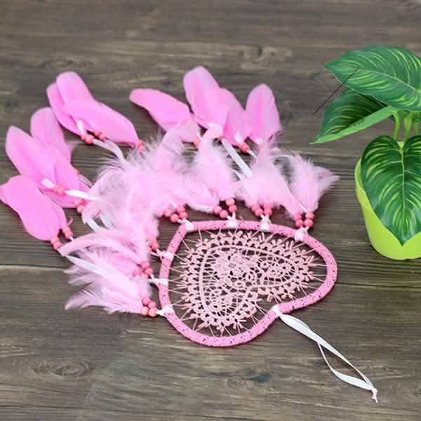 2-Pieces: Romantic LED Dream Catcher with Feather Dreamcatcher Night Light DailySale