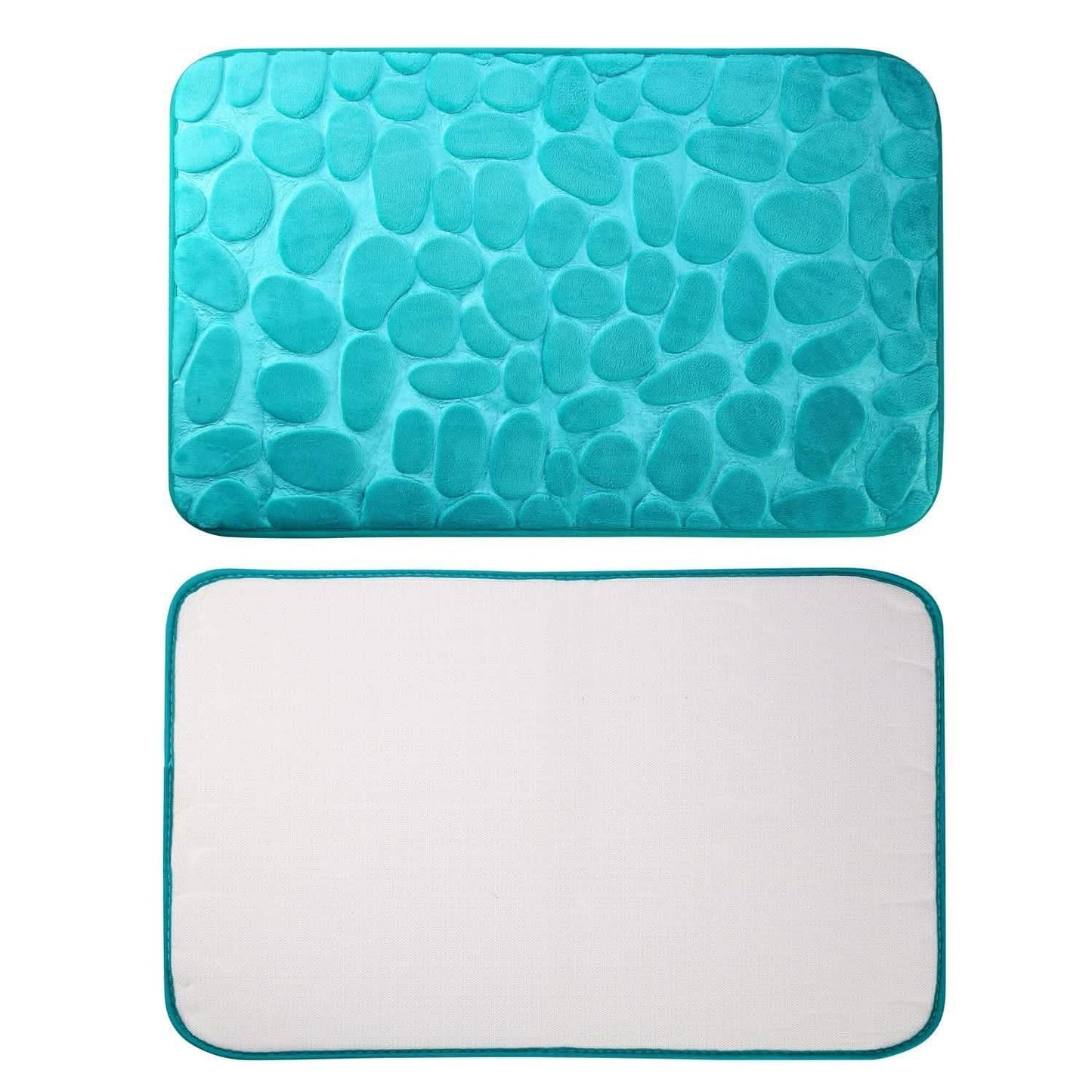 2-Pieces Set: Bathroom Rugs Luxury Flannel Non-Slip DailySale