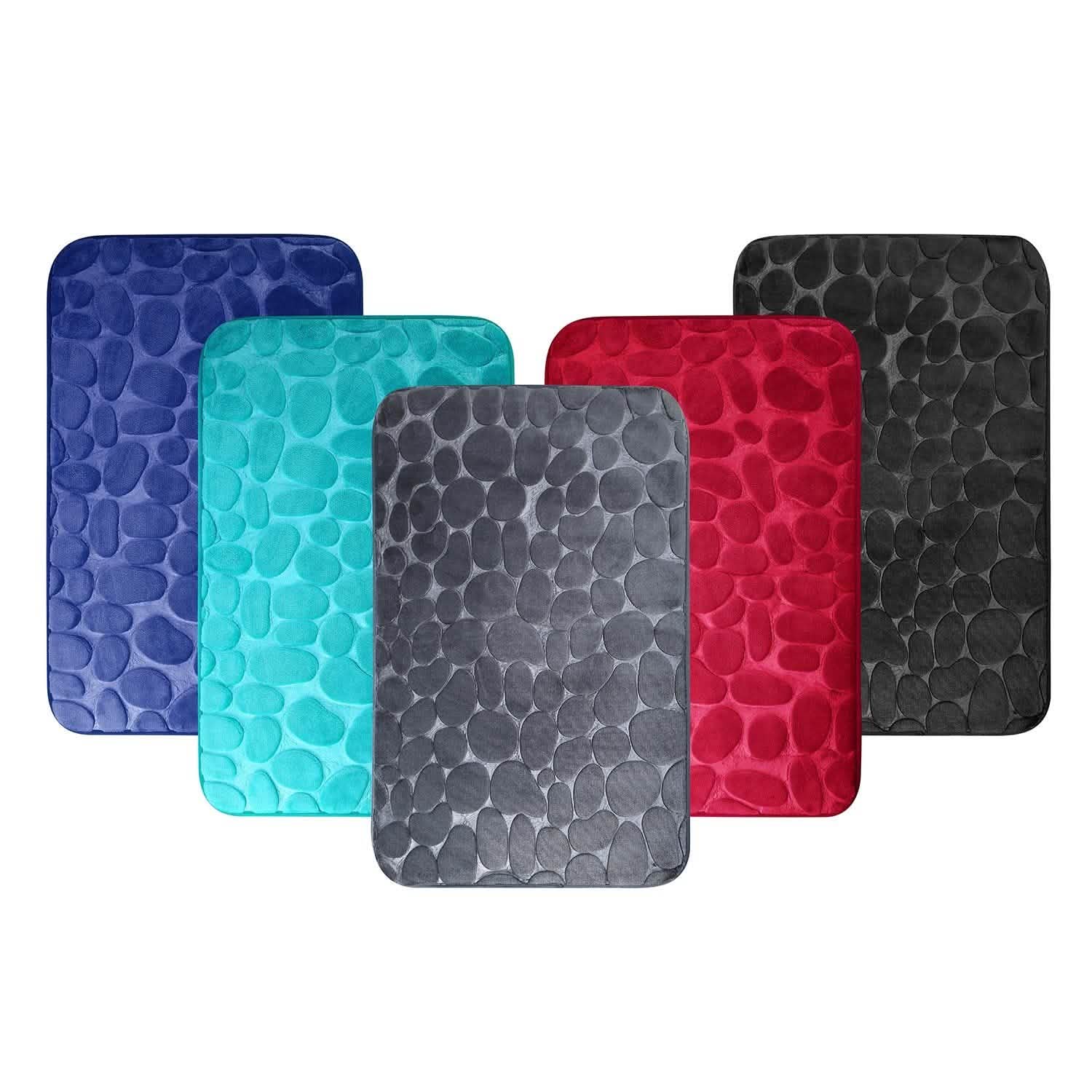 2-Pieces Set: Bathroom Rugs Luxury Flannel Non-Slip DailySale