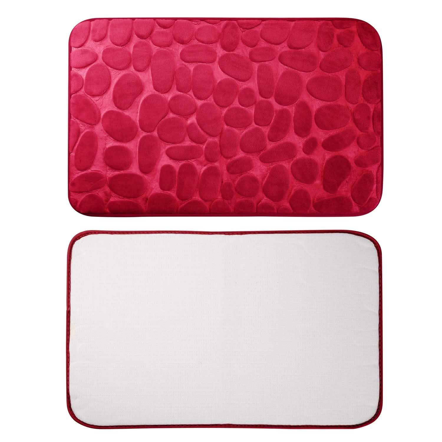 2-Pieces Set: Bathroom Rugs Luxury Flannel Non-Slip DailySale