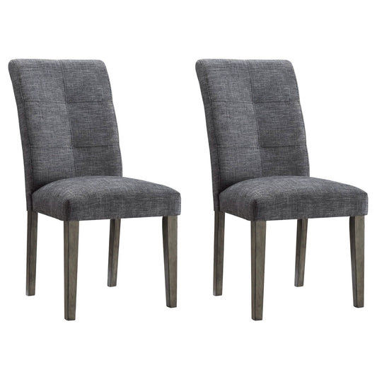 2-Pieces Set: Dining Room Chairs with Solid Wood Legs DailySale