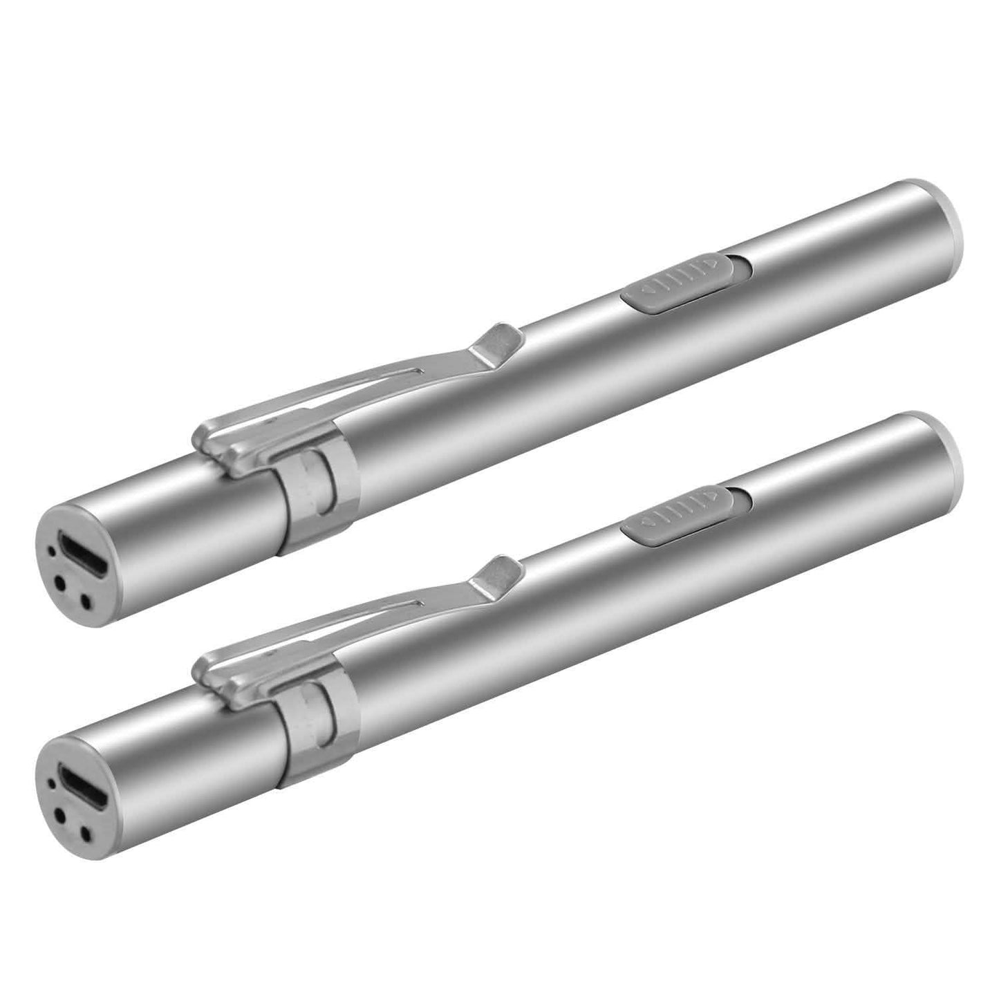 2-Pieces: Stainless Steel Flashlight Repair Water Resistant for Medical Students DailySale