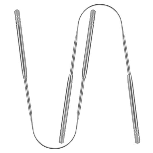 2-Pieces: Tongue Scraper Cleaner Stainless Steel DailySale