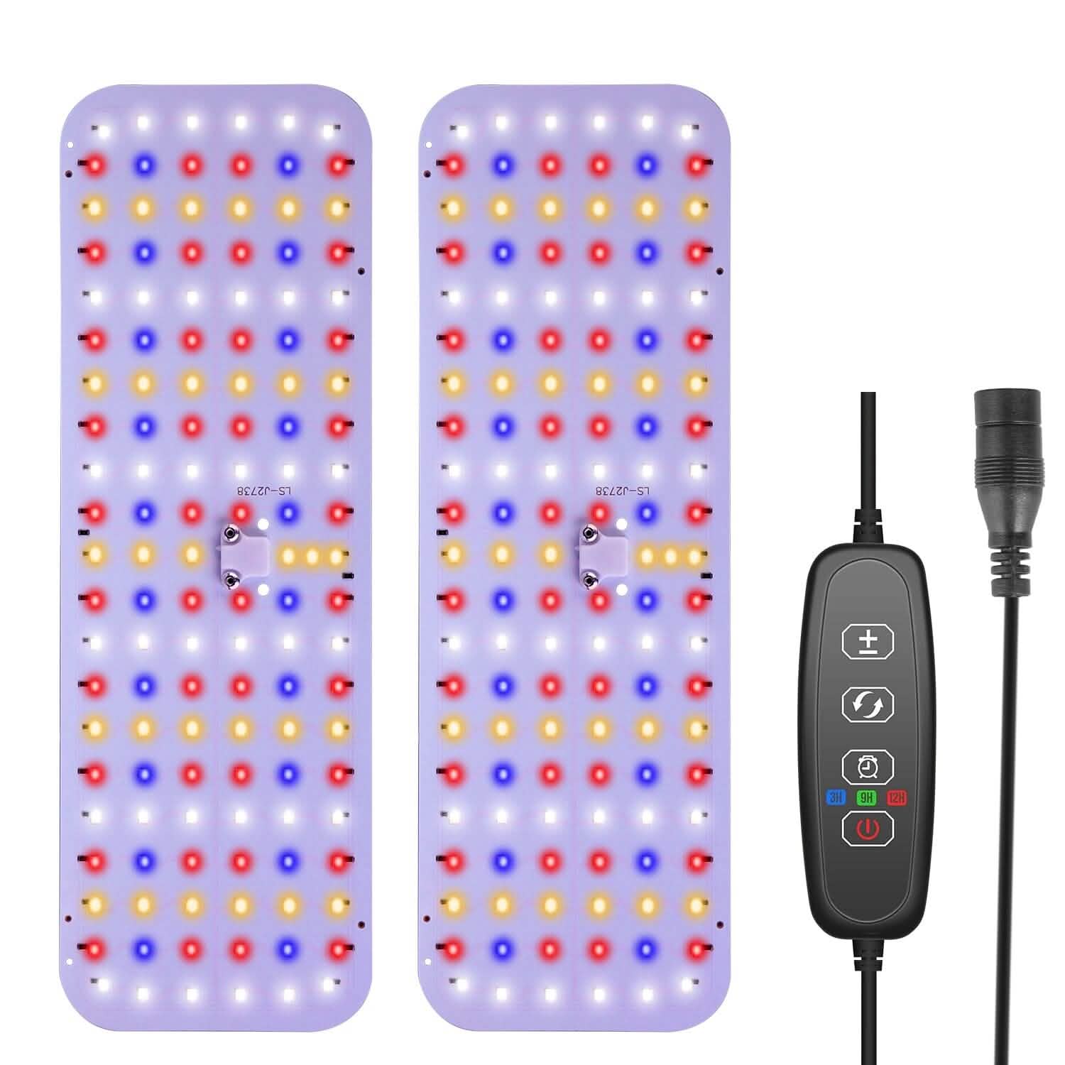 2-Pieces: Ultra-Thin LED Grow Lights for Indoor Plants with 126 LEDs DailySale