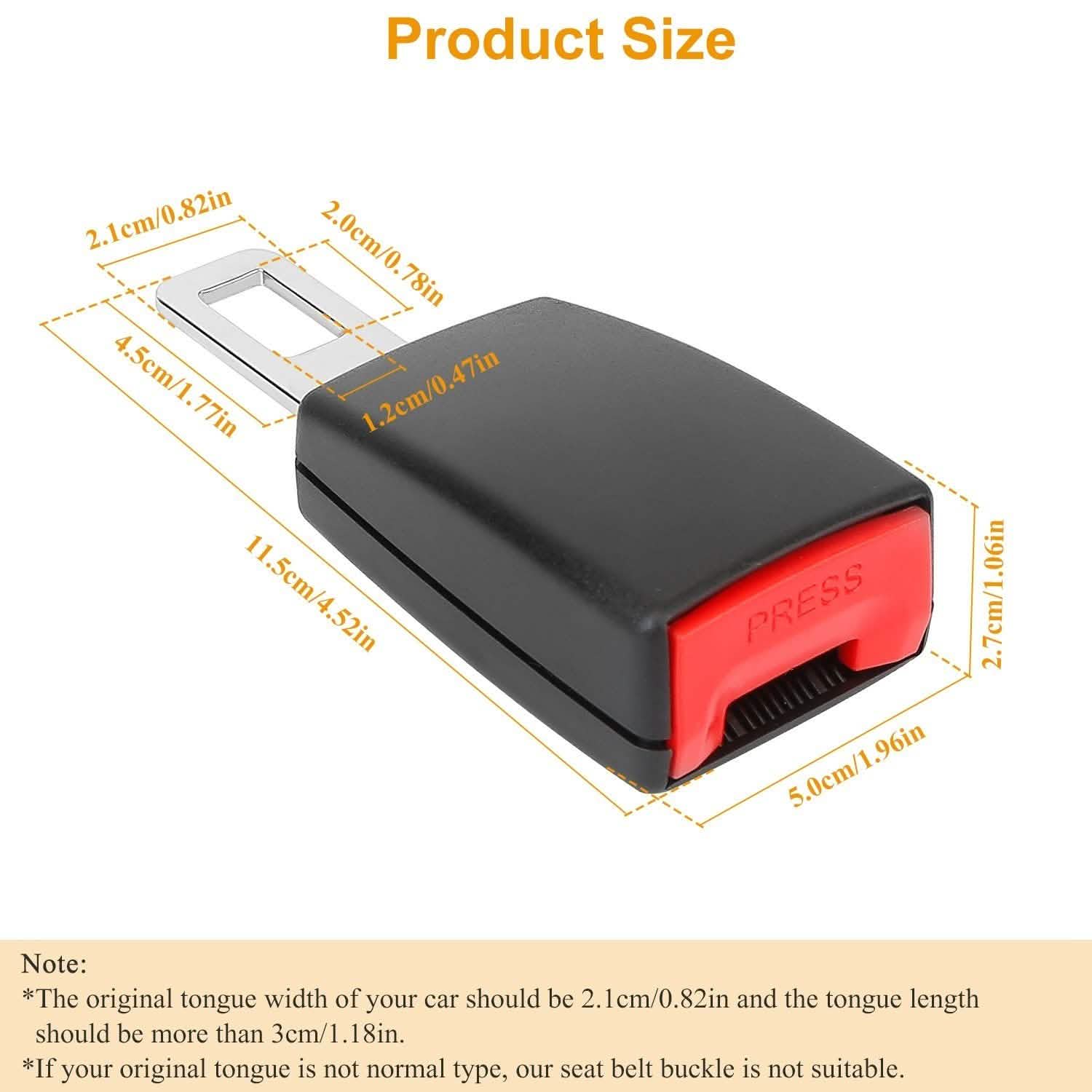 2-Pieces: Universal Car Extension Socket Buckles DailySale