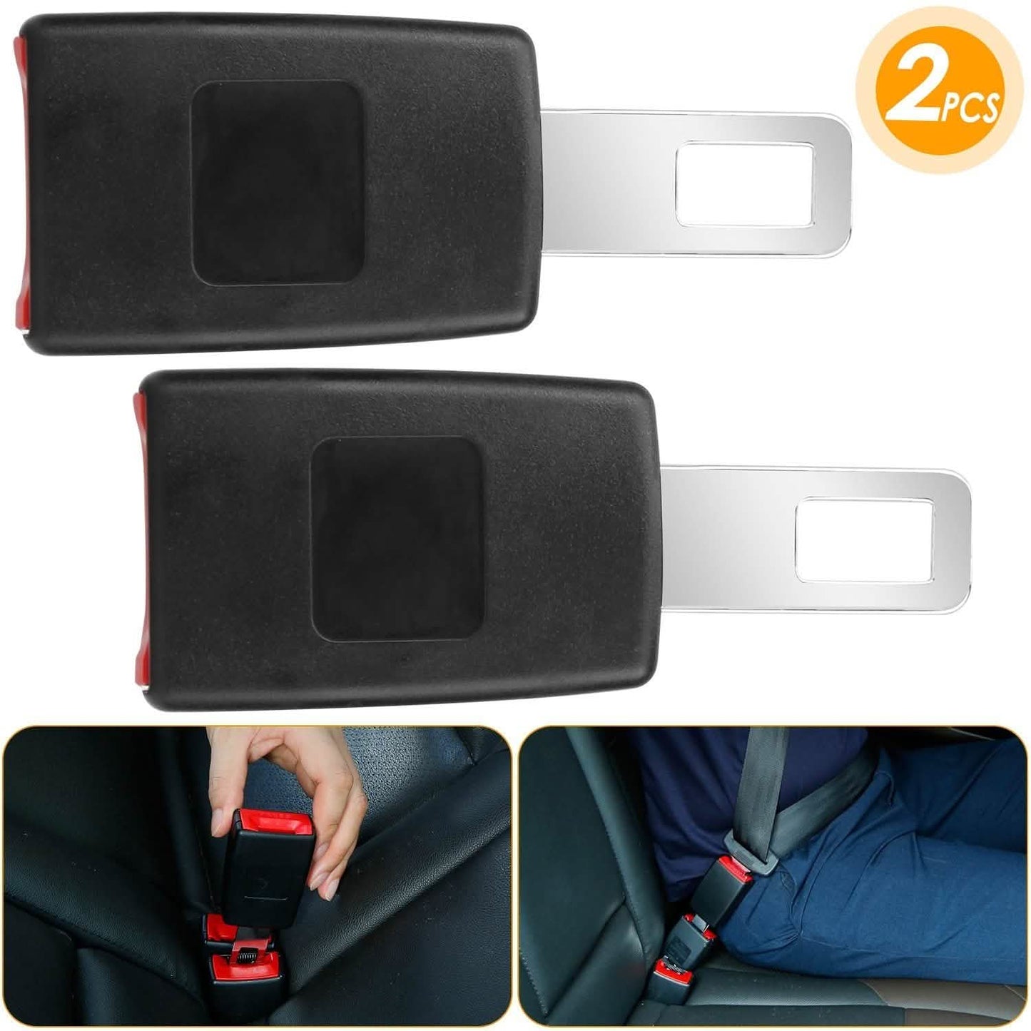 2-Pieces: Universal Car Extension Socket Buckles DailySale