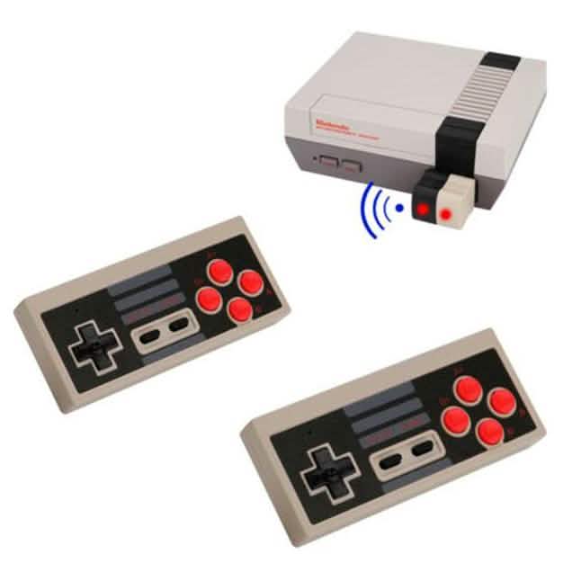 2-Pieces: Wireless Game Controller Remote Control For NES Classic Edition Nintendo Console DailySale