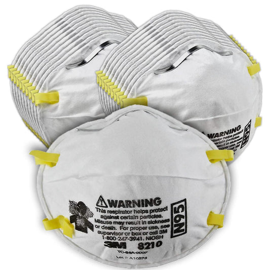 20-Pack: 3M Personal Protective Equipment 8210 Particulate Respirator DailySale