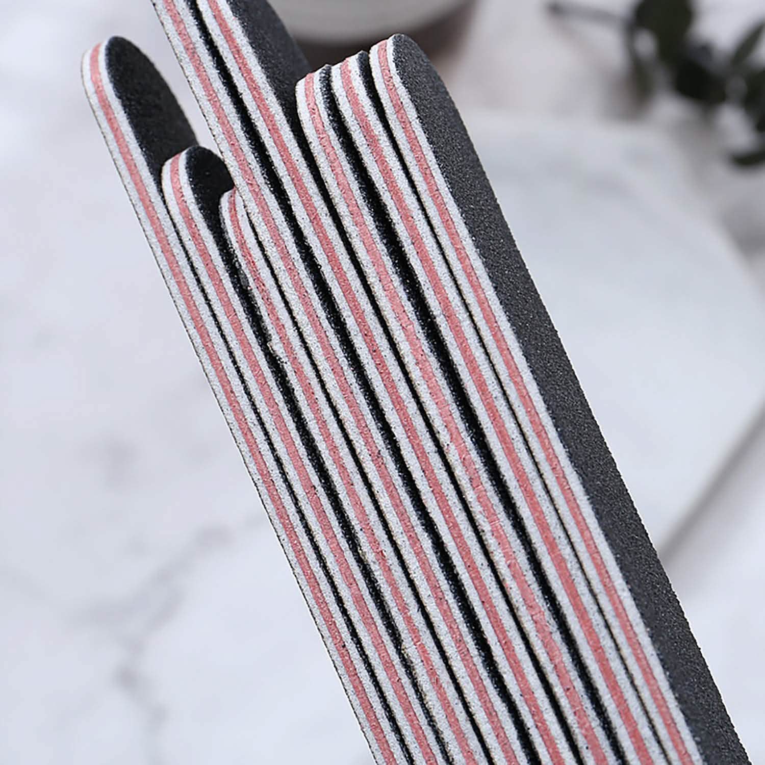 20-Pack: Professional Double Sided 100/180 Grit Nail Files DailySale