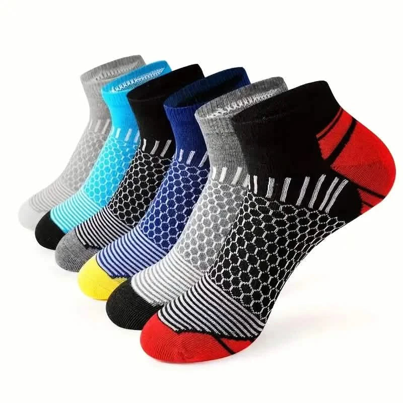 20-Pairs: Men's Outdoor Color Matching Low-Top Socks DailySale