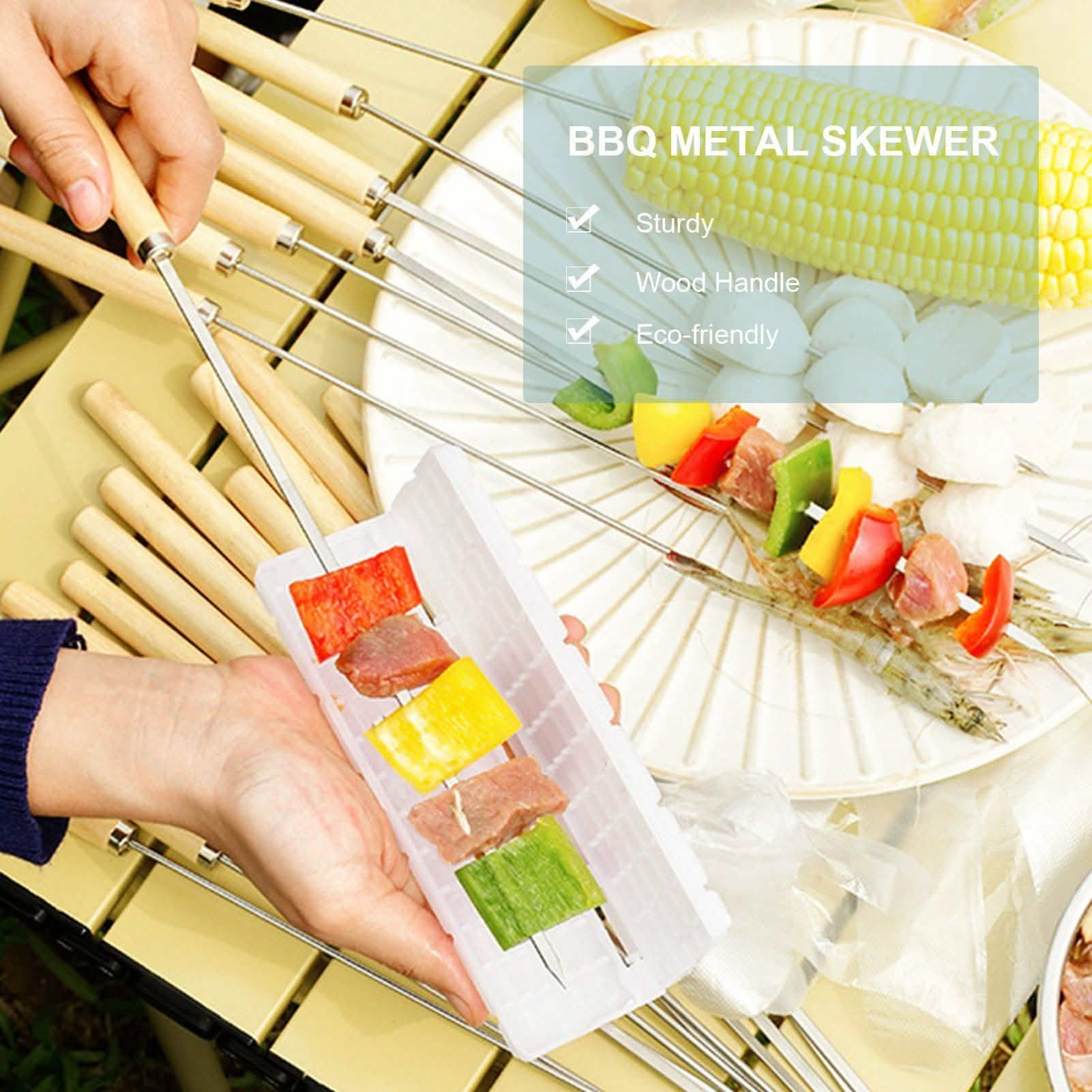 20-Piece: Barbecue Skewer Grilling Kabob DailySale