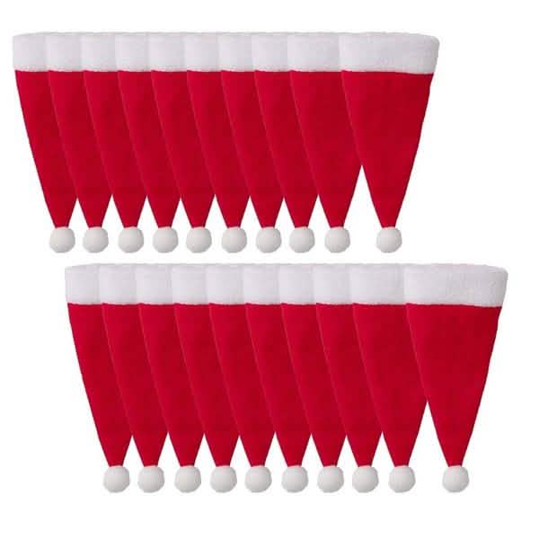 20-Piece: Christmas Santa Hat Silverware Storage Bag DailySale