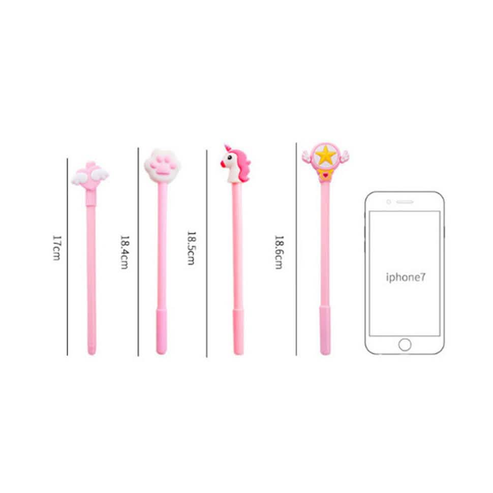20-Piece: Cute Gel Cartoon Pen Set DailySale