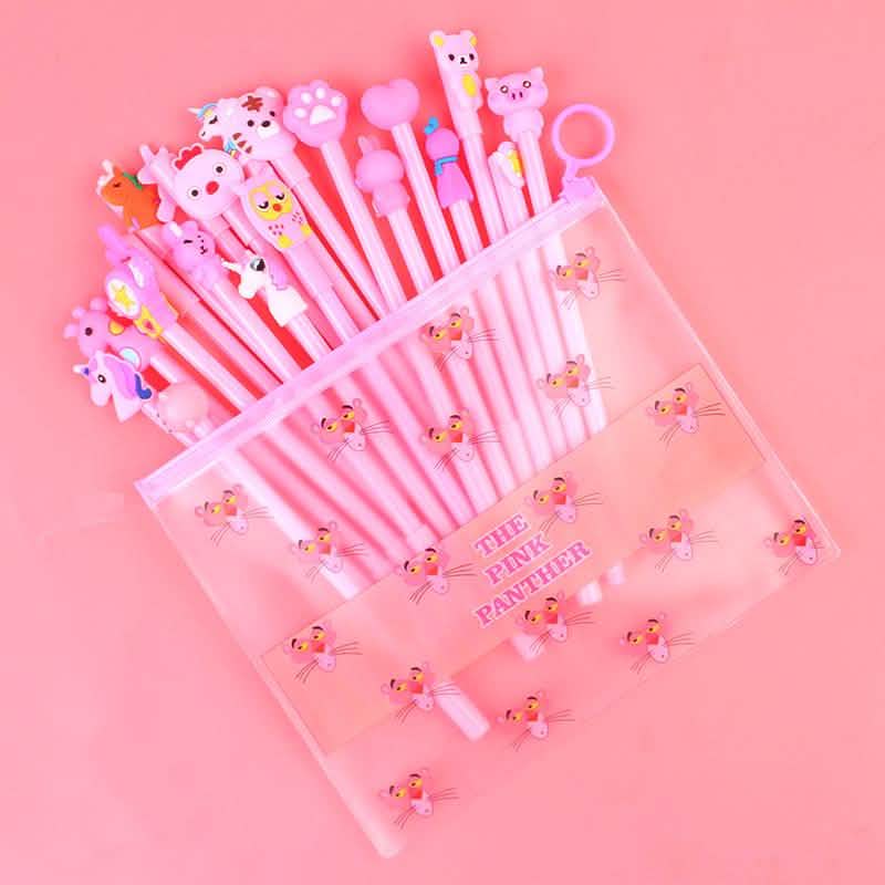 20-Piece: Cute Gel Cartoon Pen Set DailySale