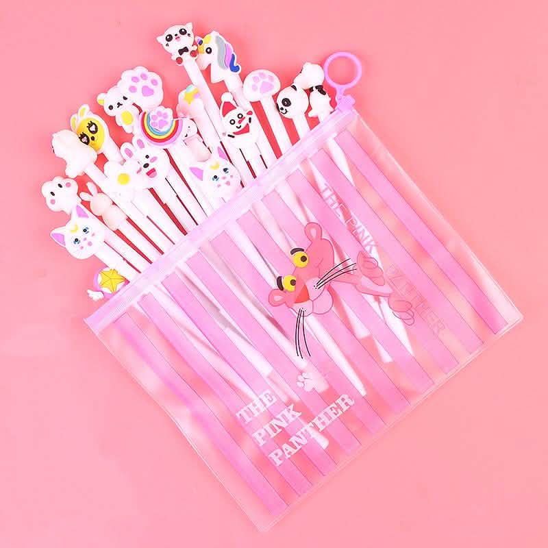20-Piece: Cute Gel Cartoon Pen Set DailySale