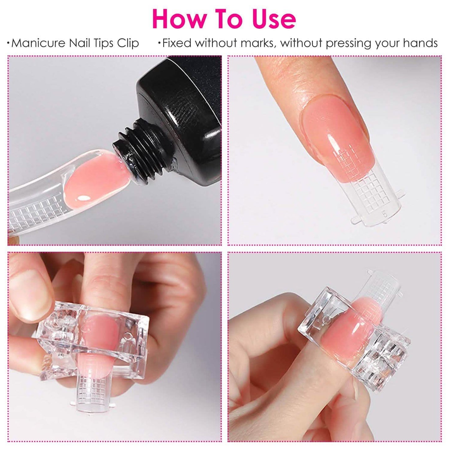 20-Piece: Nail Tip Clips DailySale