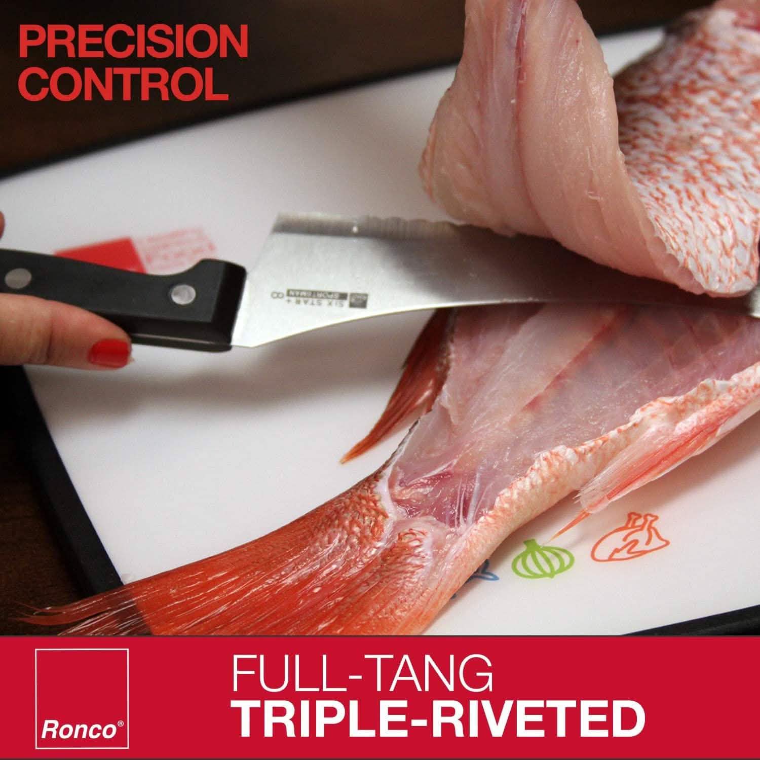 20-Piece: Professional Kitchen Knife Set with Knife Block DailySale
