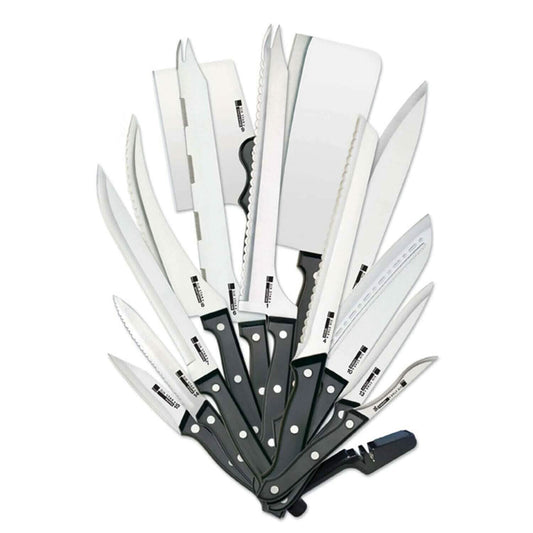 20-Piece: Ronco Full-Tang Handle Professional Kitchen Knife Set DailySale