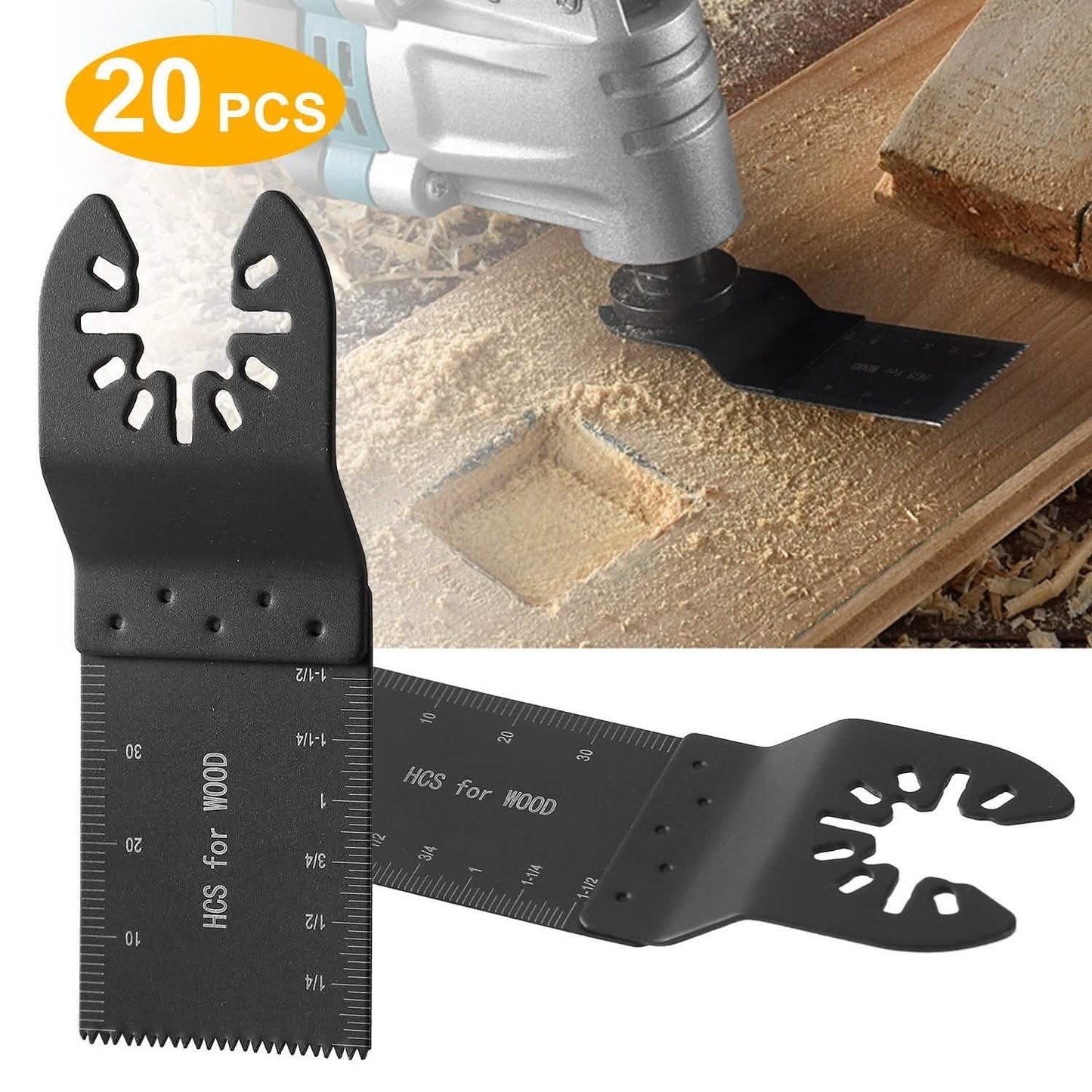 20-Pieces Set: Saw Blade Metal Oscillating Multitool Cutter Fit DailySale