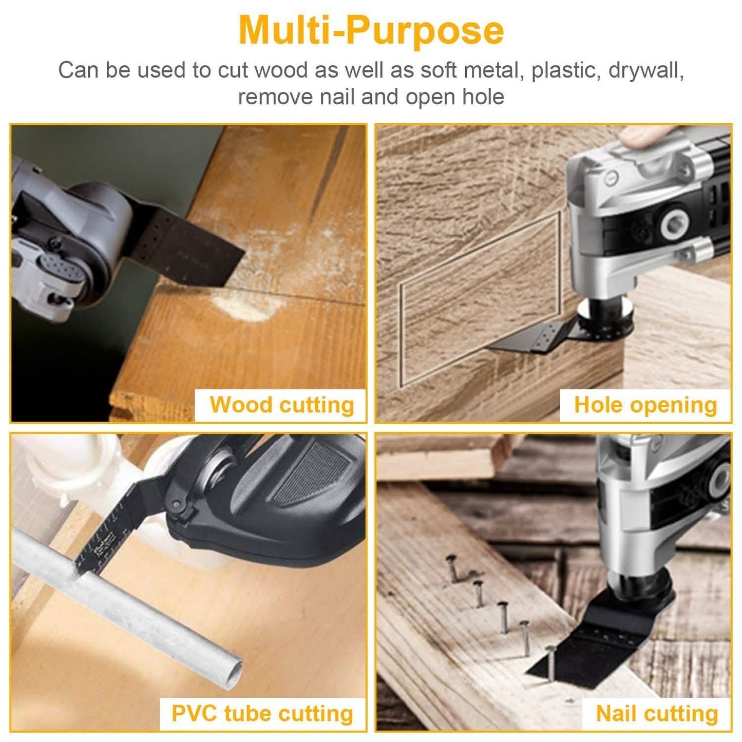 20-Pieces Set: Saw Blade Metal Oscillating Multitool Cutter Fit DailySale