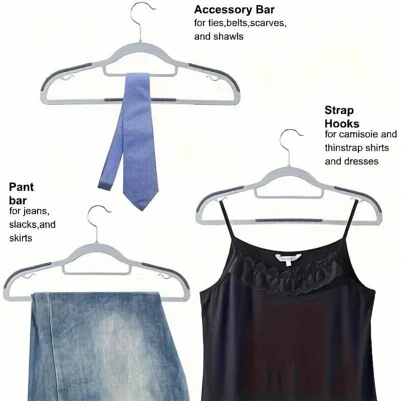20-Pieces: Slip Traceless Clothes Racks, Sturdy Heavy Duty Coat Durable Hangers DailySale