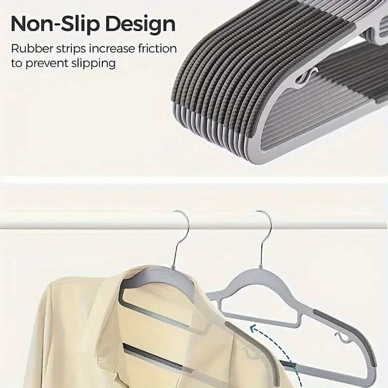 20-Pieces: Slip Traceless Clothes Racks, Sturdy Heavy Duty Coat Durable Hangers DailySale