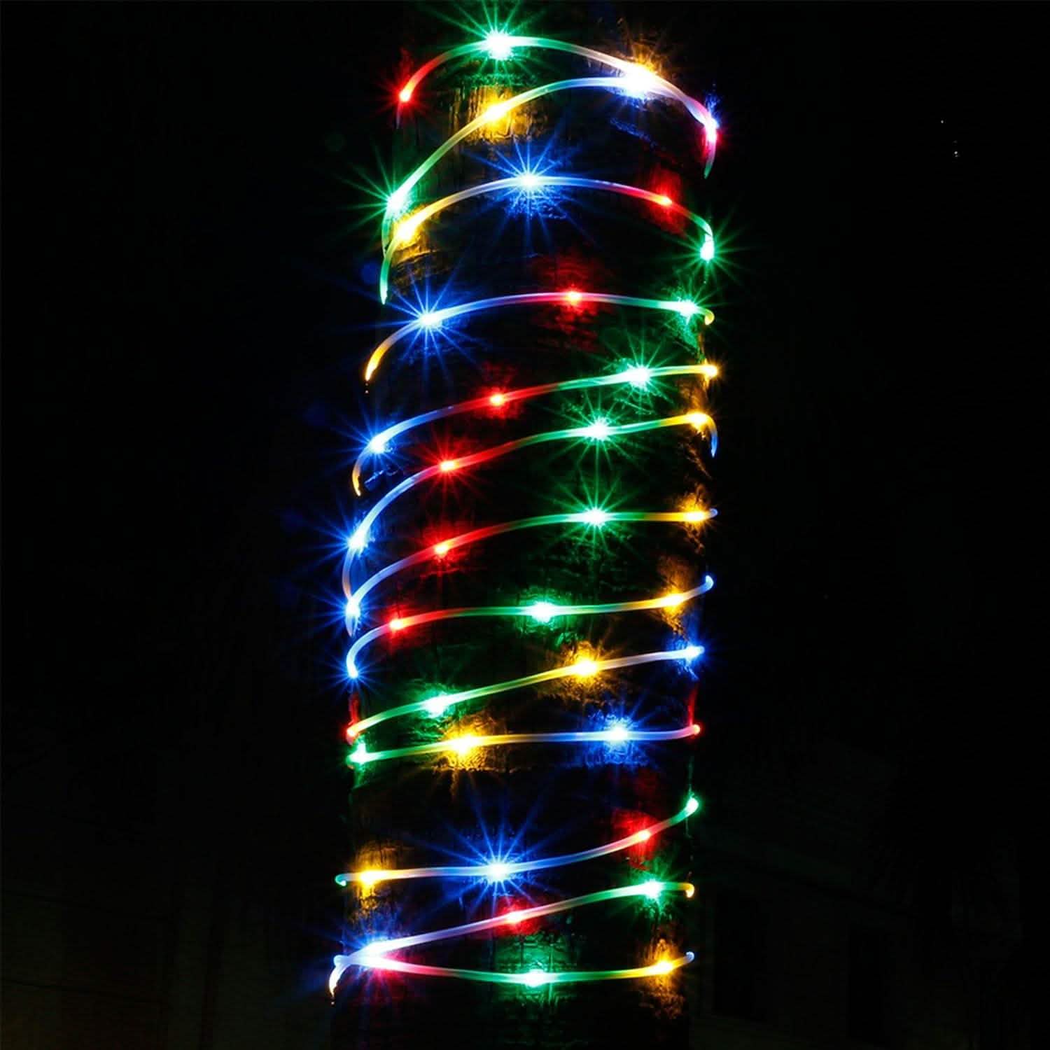 200 Led Multi-Color Waterproof Solar Rope String Fairy Lights DailySale