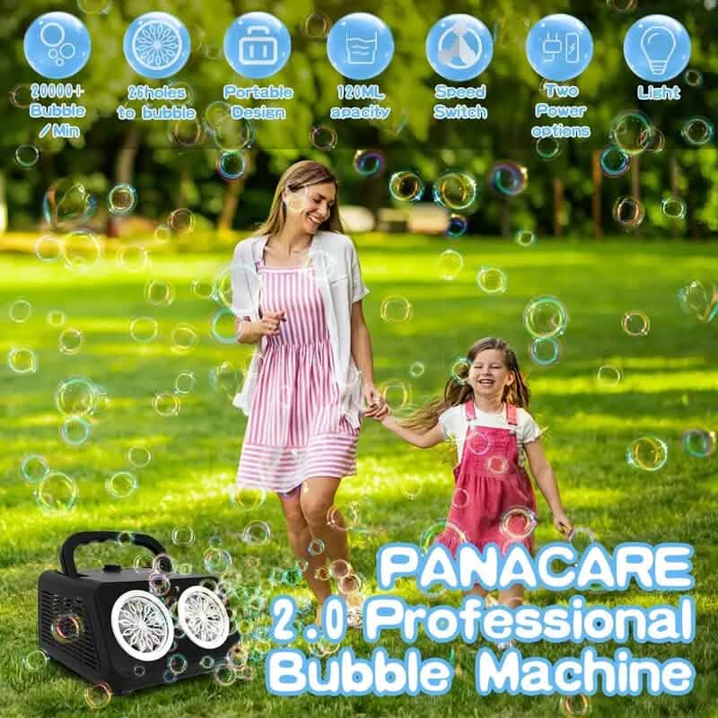 20000+ Bubbles Electric Bubble Machine with 2 Fans DailySale