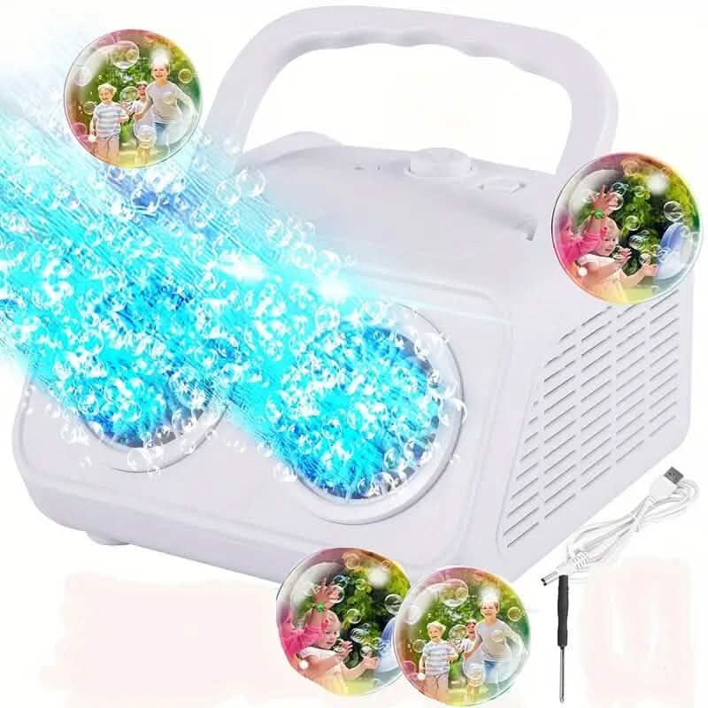 20000+ Bubbles Electric Bubble Machine with 2 Fans DailySale