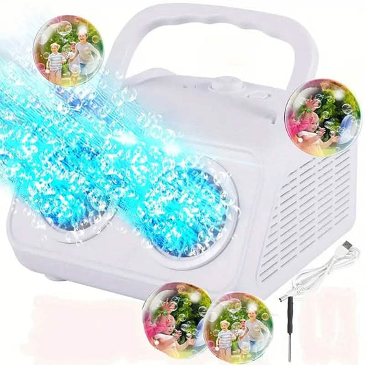 20000+ Bubbles Electric Bubble Machine with 2 Fans DailySale