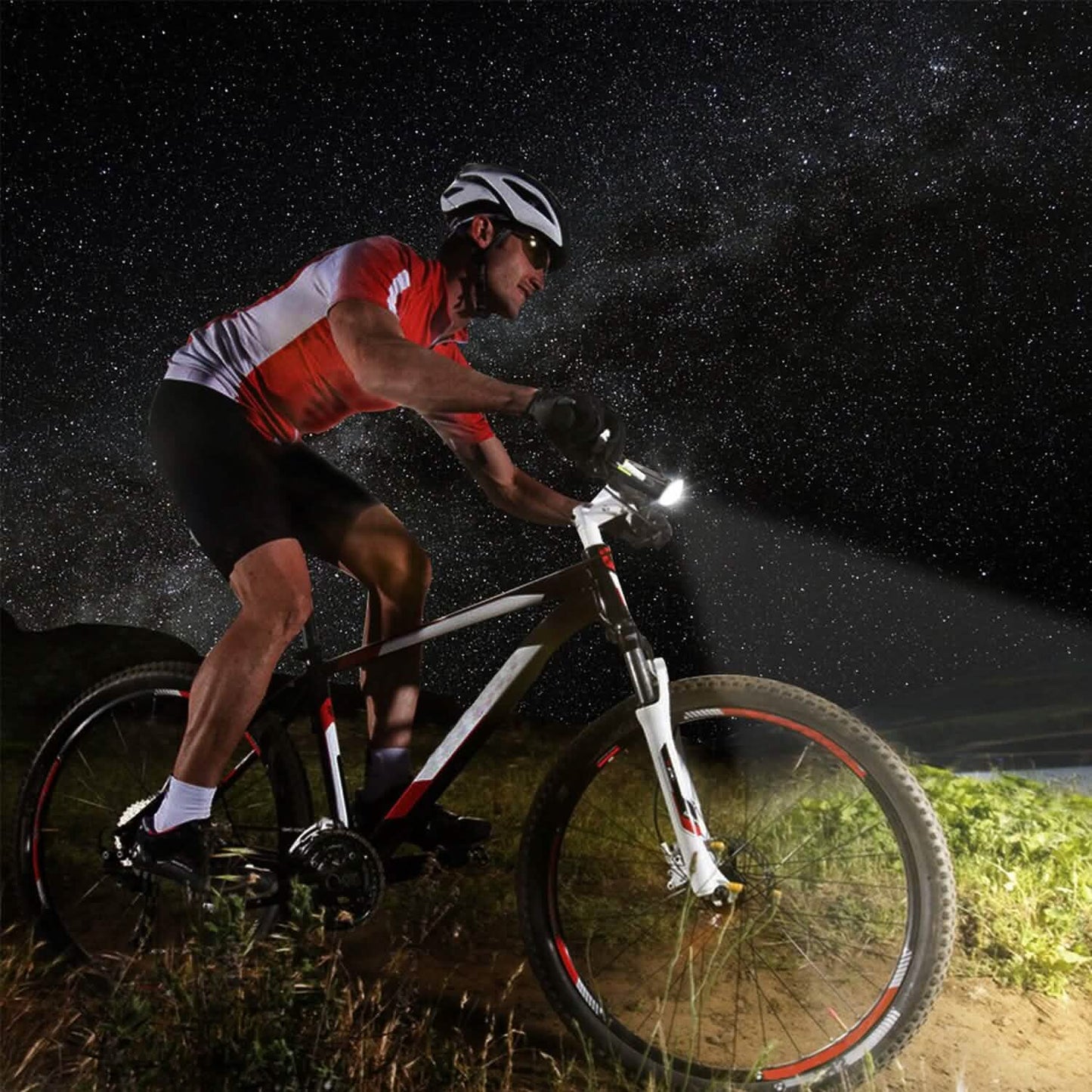 20000LM Bike Front Light with 120dB Loud Horn DailySale